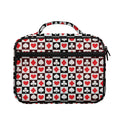 Playing Card Suits Check Pattern Print Briefcase Bible Bag
