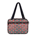 Playing Card Suits Check Pattern Print Double Strap Bible Bag