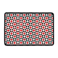 Playing Card Suits Check Pattern Print Kitchen Mat