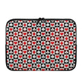 Playing Card Suits Check Pattern Print Laptop Sleeve