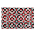 Playing Card Suits Check Pattern Print Placemat