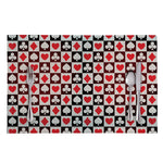 Playing Card Suits Check Pattern Print Placemat