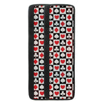 Playing Card Suits Check Pattern Print Refrigerator Handle Covers