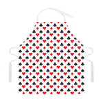 Playing Card Suits Pattern Print Adjustable Apron