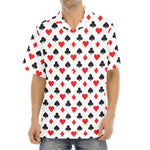 Playing Card Suits Pattern Print Aloha Shirt