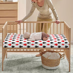 Playing Card Suits Pattern Print Baby Crib Sheet