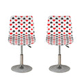 Playing Card Suits Pattern Print Bar Stool Covers