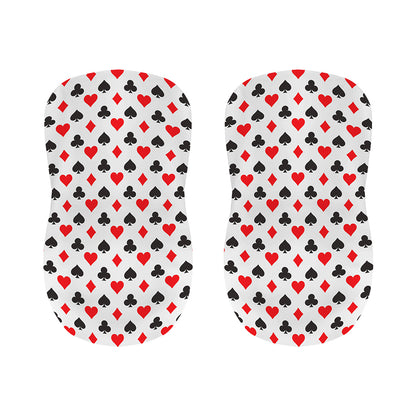 Playing Card Suits Pattern Print Bar Stool Covers