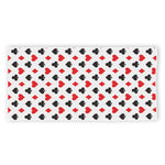 Playing Card Suits Pattern Print Beach Towel