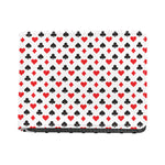 Playing Card Suits Pattern Print Bifold Wallet