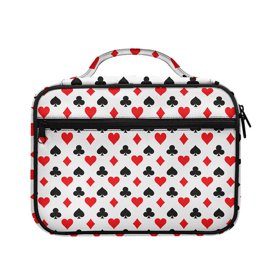 Playing Card Suits Pattern Print Briefcase Bible Bag