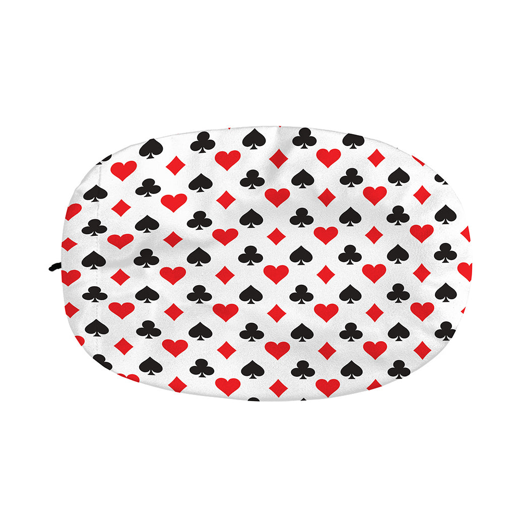 Playing Card Suits Pattern Print Car Side Mirror Covers