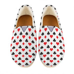 Playing Card Suits Pattern Print Casual Shoes