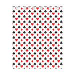 Playing Card Suits Pattern Print Curtain