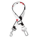 Playing Card Suits Pattern Print Dog Seat Belt