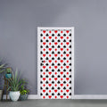 Playing Card Suits Pattern Print Door Sticker