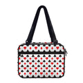 Playing Card Suits Pattern Print Double Strap Bible Bag