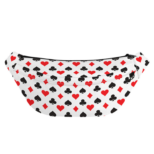 Playing Card Suits Pattern Print Fanny Pack