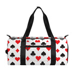 Playing Card Suits Pattern Print Gym Bag