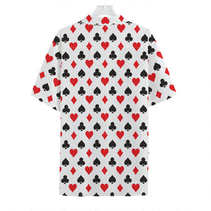 Playing Card Suits Pattern Print Hawaiian Shirt