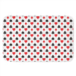 Playing Card Suits Pattern Print Indoor Door Mat
