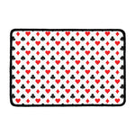 Playing Card Suits Pattern Print Kitchen Mat