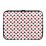 Playing Card Suits Pattern Print Laptop Sleeve