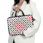 Playing Card Suits Pattern Print Laptop Sleeve With Handle