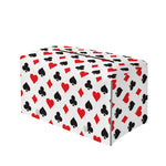 Playing Card Suits Pattern Print Leather Tissue Box Cover