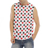Playing Card Suits Pattern Print Men's Fitness Tank Top