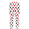 Playing Card Suits Pattern Print Men's Leggings