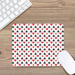 Playing Card Suits Pattern Print Mouse Pad