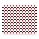 Playing Card Suits Pattern Print Mouse Pad