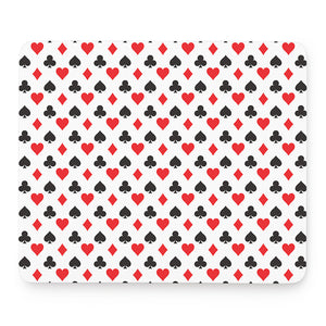 Playing Card Suits Pattern Print Mouse Pad