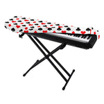 Playing Card Suits Pattern Print Piano Keyboard Cover