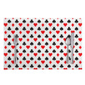 Playing Card Suits Pattern Print Placemat