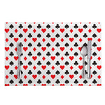 Playing Card Suits Pattern Print Placemat