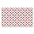 Playing Card Suits Pattern Print Polyester Doormat