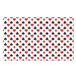 Playing Card Suits Pattern Print Polyester Doormat