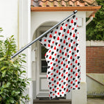 Playing Card Suits Pattern Print Polyester Flag