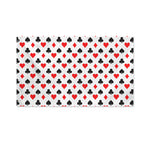 Playing Card Suits Pattern Print Polyester Flag