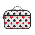 Playing Card Suits Pattern Print Portable Lunch Bag