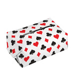 Playing Card Suits Pattern Print Rectangle Tissue Box Cover