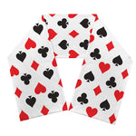 Playing Card Suits Pattern Print Scarf