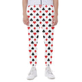 Playing Card Suits Pattern Print Joggers