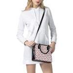 Playing Card Suits Pattern Print Shoulder Handbag