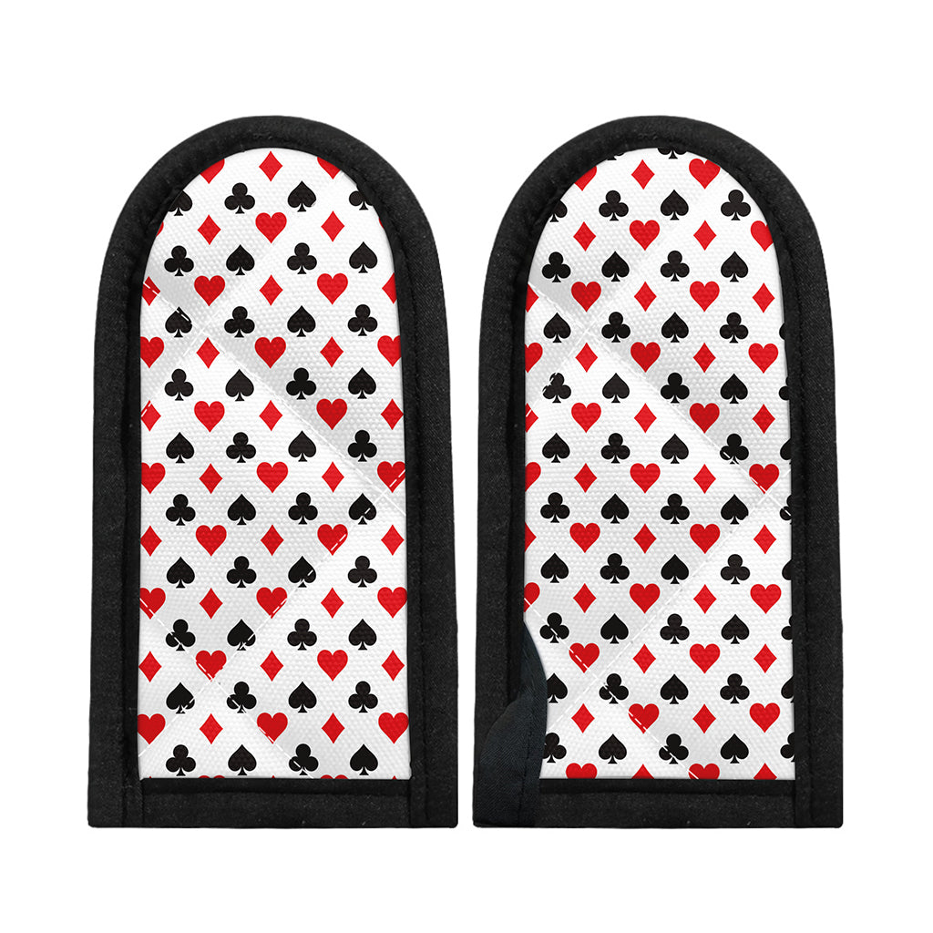 Playing Card Suits Pattern Print Skillet Handle Cover