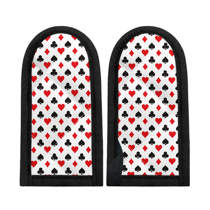 Playing Card Suits Pattern Print Skillet Handle Cover
