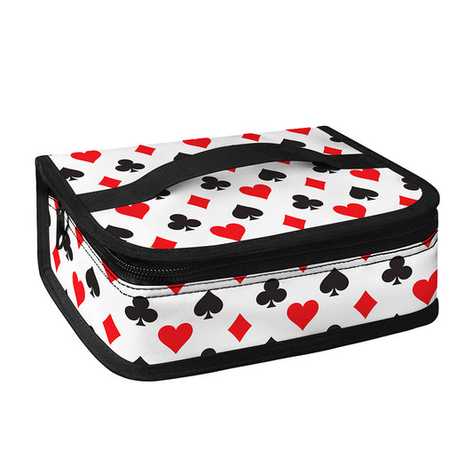 Playing Card Suits Pattern Print Small Lunch Bag
