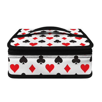 Playing Card Suits Pattern Print Small Lunch Bag